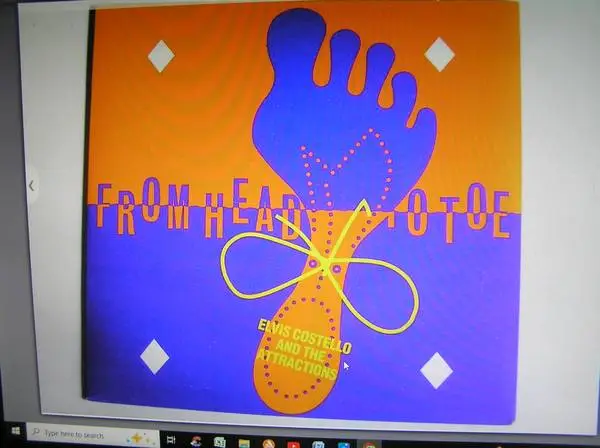 ELVIS COSTELLO ... FROM HEAD TO TOE ... 45 rpm ... UK PRESS