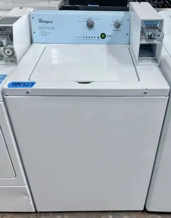 Whirlpool Coin Operated Washer Machine Top Load Commercial 27 Inch