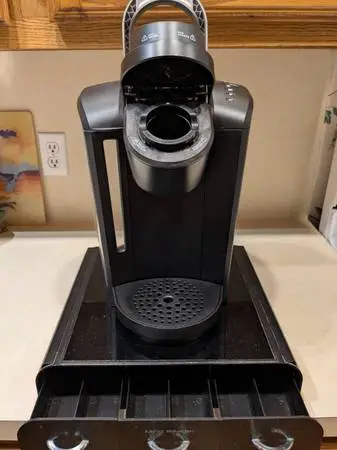 Keurig Single-Serve K-Cup Coffee Maker, Storage Drawer, Cleaning Pods