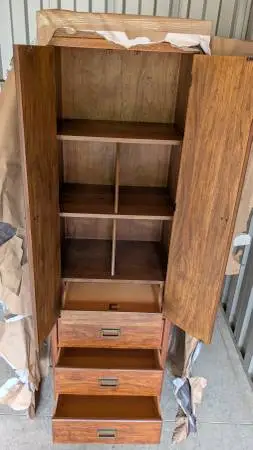 Drexel Woodbriar Armiore Cabinets - pair