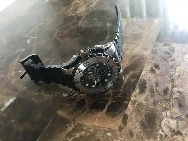 Invicta Mens 6660 Reserve Collection Leviathan Chronograph Black Poly
