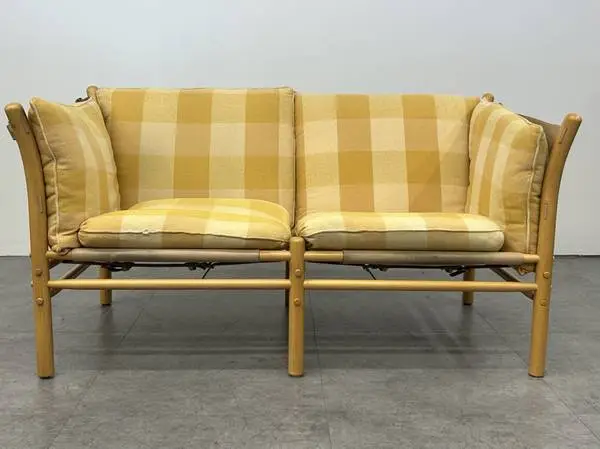 Mid Century Loveseat ILONA 2 Seater Sofa by Arne Norell Sweden