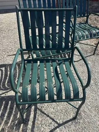 3 Brown Jordan aluminum patio chairs