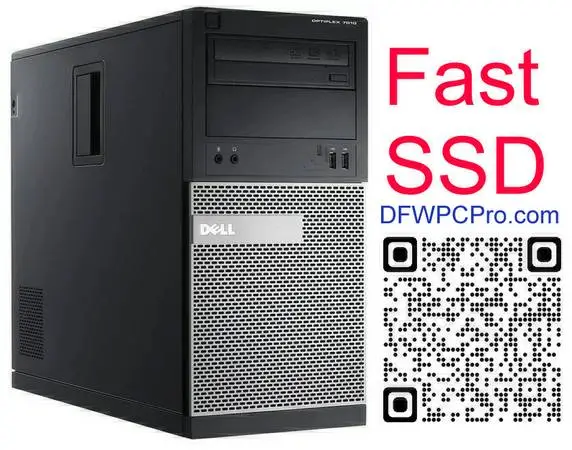 DELL OptiPlex 3010 Business Class PC w/Fast 256 GB SSD