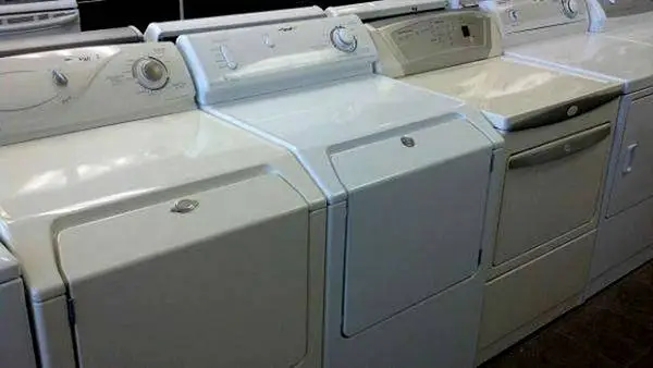 Large capacity gas & electric dryer units