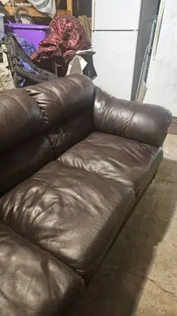 Leather sofa