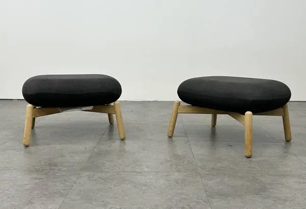 Modern Ottoman TWO Nest Easy Ottomans by Hightower $285 Each