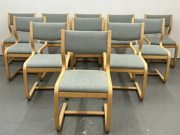 Danish Dining Chair Set by Magnus Olesen SIX Chairs Available $1095