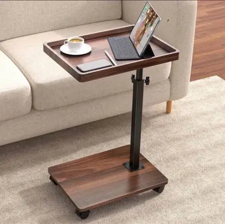 Side TV Tray Table. Adjustable Height. NEW!