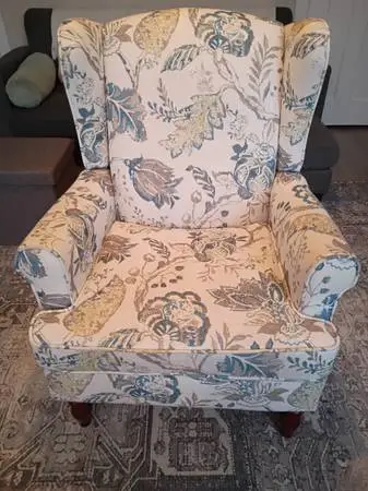 Floral Pattern Sofa Chair