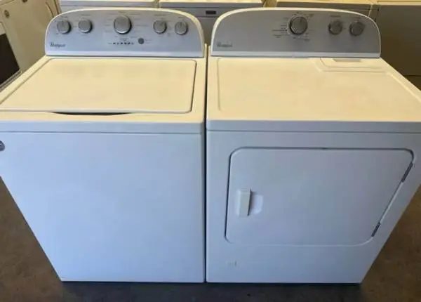 Whirlpool washer and gas dryer