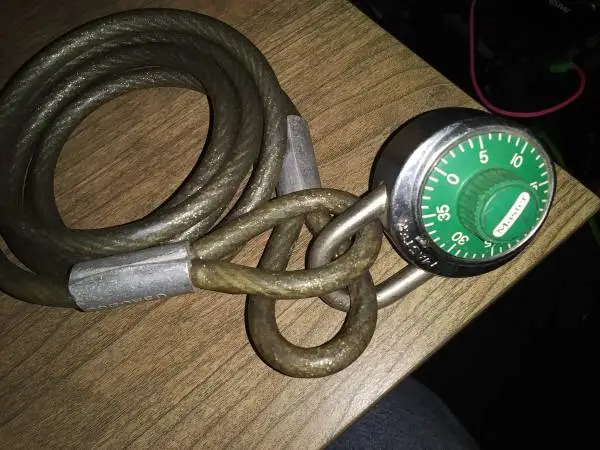 Bike lock- Master Lock with Steel Cable-Used