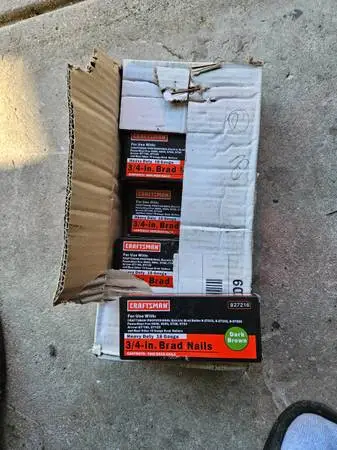 Craftsman 3/4 inch brad nails