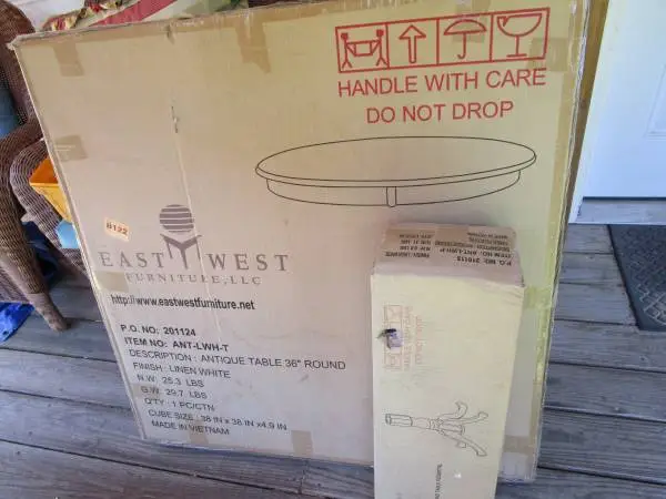 36 Round kitchen table