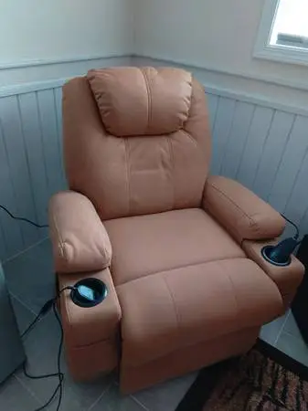 Lift, massage and heated reclining chair
