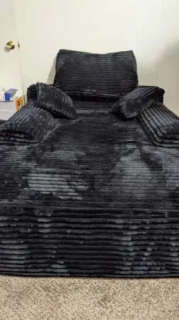 Black couch