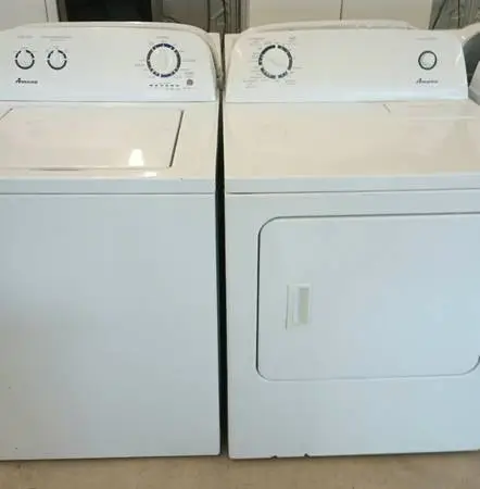 Like new Amana washer dryer. Delivery available