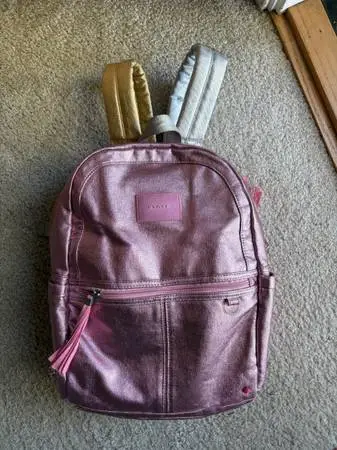 STATE BAGS KANE BACKPACK WITH POUCH ACCESSORY METALIC PINK 15