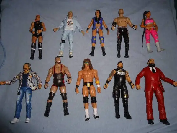 Wrestlers 10 action figures set