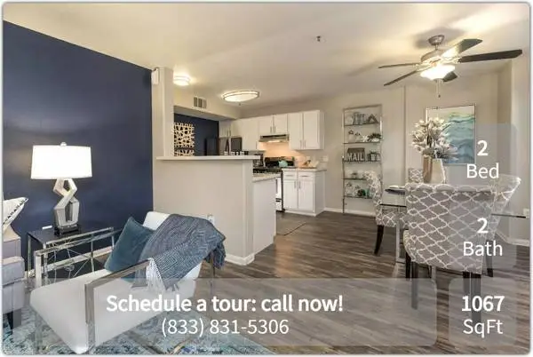 Luxurious 2 bed / 2 bath available with convenient washer & dryer