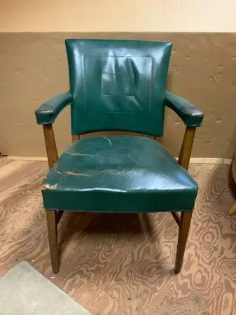 Leather Upright Chair