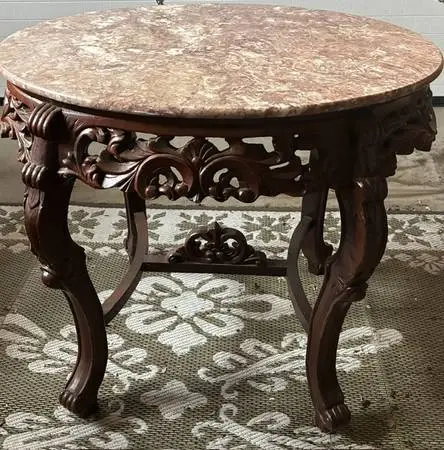 Marble Top Table