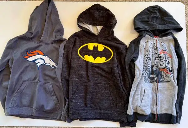 Lot of  boys size 12 hoodies