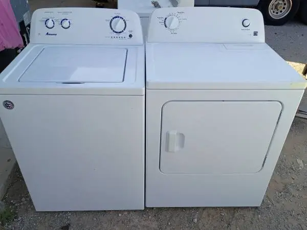 Washer and electric dryer