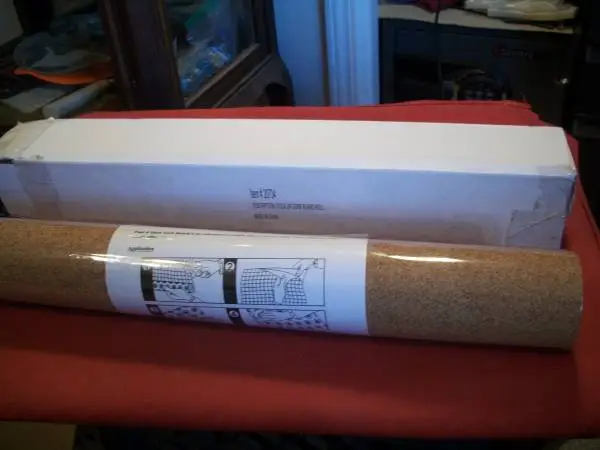 Stick Up Cork Roll 18 X 48  We Have 5 Rolls $10 each