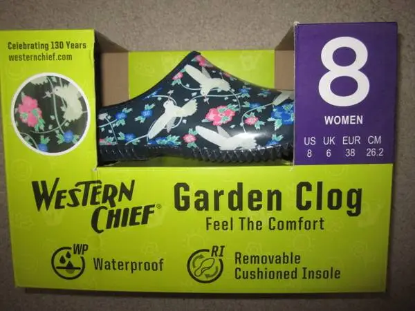 New in Box Western Chief Garden Clog Waterproof Women 6, 10 or 8