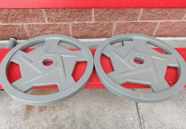 🏋️ Bells of Steel 45 lb Olympic Plates – Mighty Grip Design (Read des