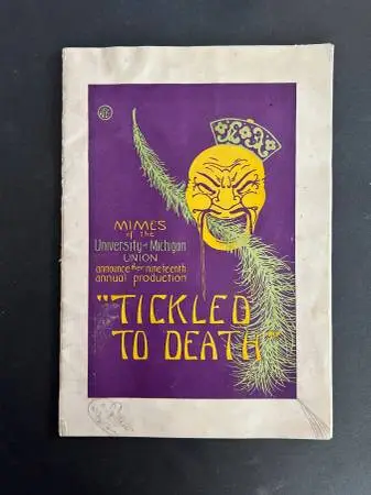 1924 Very Rare: The University of Michigan Mimes’ Production Program