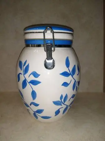 VINTAGE INSPIRADO CERAMIC CANISTER BY STONELITE