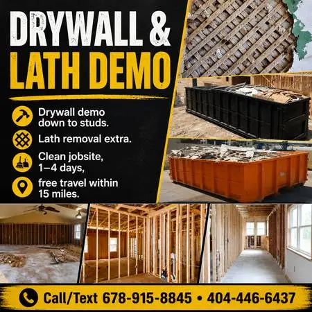 Interior Drywall Removal