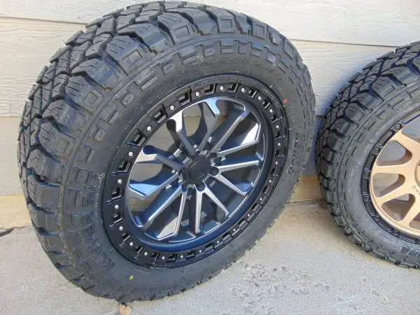20X9 Satin Anthracite/Black TIS Rims 285 50 20 Kenda R/T Tires *6X5.5*