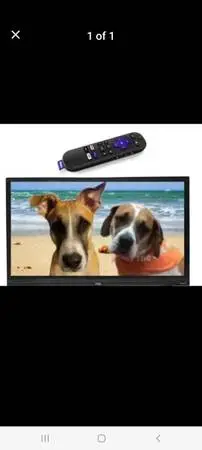 32 TCL Brand ROKU TV with remote, works great