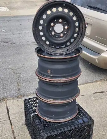 Mercedes W123 R107 Vented Steel Wheels 300D 240D 420 380 SL 14