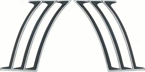 69 camaro quarter panel grills new pr