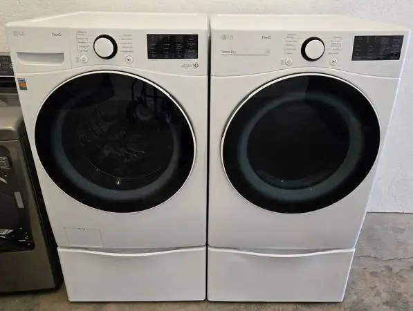LG WD SET w/PEDESTALS