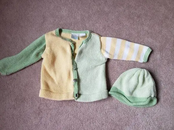 Gender Neutral Infant Clothing and Blanket Set