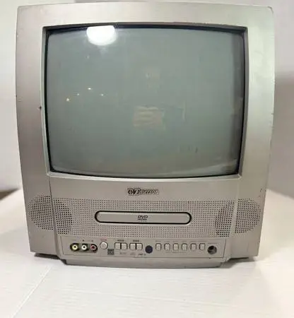 Vintage Emerson Ewc13d4 13 Crt Tv / Dvd Combo Retro Gaming