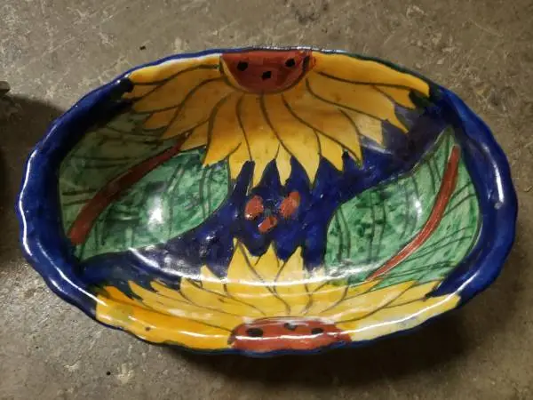 New, Never Used Mexican Sunflower Pottery Lot