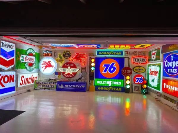 Gas, Oil, sign and Tire Memorabilia