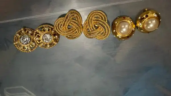 Napier and Monet earrings clip on and pierce new never used 10 dollars a pair