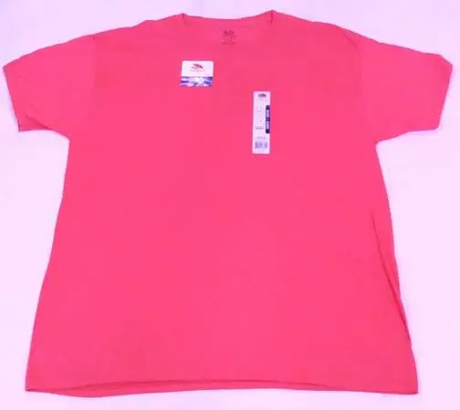 WHOLESALE! 13 NEW Pink PLATINUM Fruit of the Loom T-SHIRTS MENS LARGE