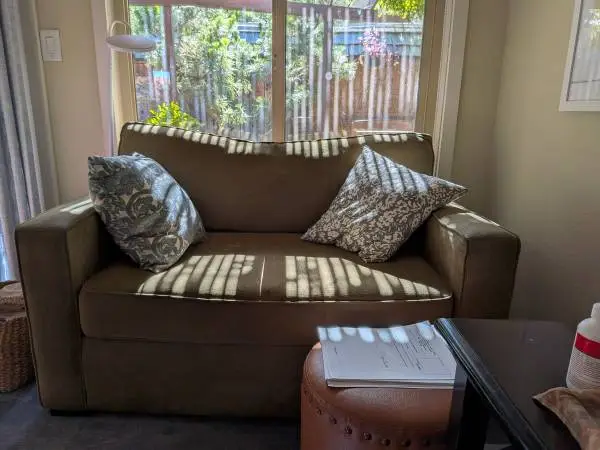 Loveseat convertible sleeper