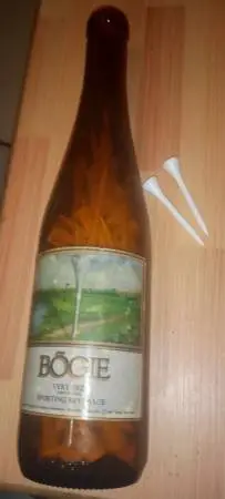 Bogie golf tee bottle