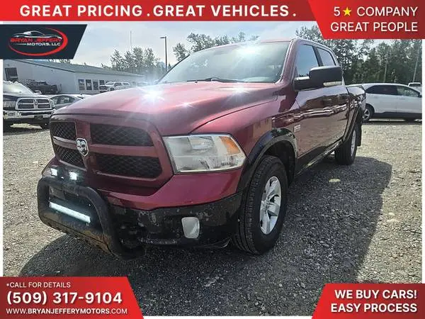 2014 Ram 1500 Crew Cab Outdoorsman Pickup 4D 5 12 ft - $170/mo