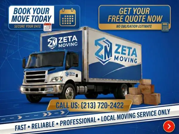 Affordable Los Angeles Movers | 2 Movers + Truck from $114/hr