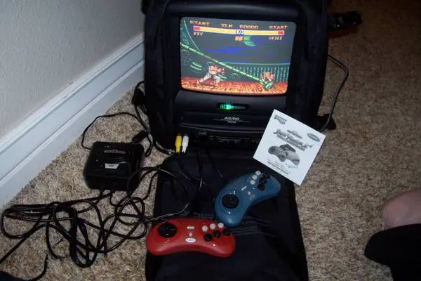 Sega Genesis Plug in Game, Streetfighter 2 , Plugs into TV